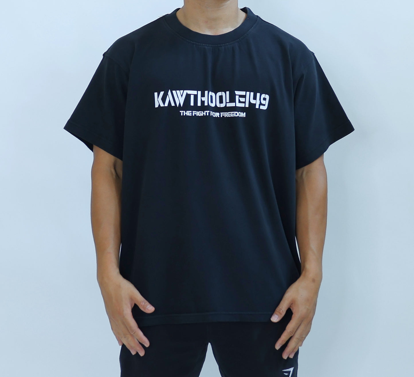 NEW Heavy Pigment Tee KAWTHOOLEI49 ( The Fight For Freedom )
