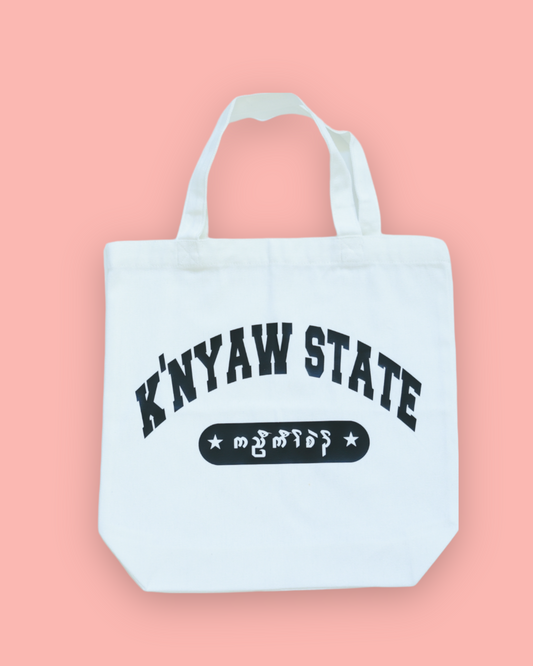 K'nyaw State Tote Bags (13.5" x 13.5" x 3.5")